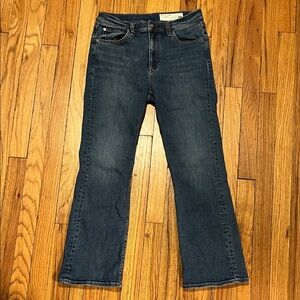 Rag & Bone Peyton Mid-Rise Ankle Bootcut Jeans, Sz 28